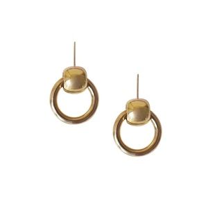 Laura Lombardi Brass Rina Earrings